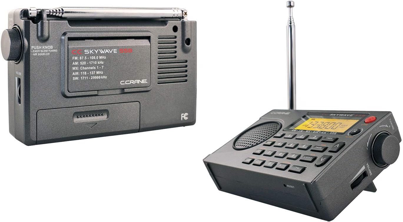 AM FM Shortwave Weather Alert Portable Travel Radio k7