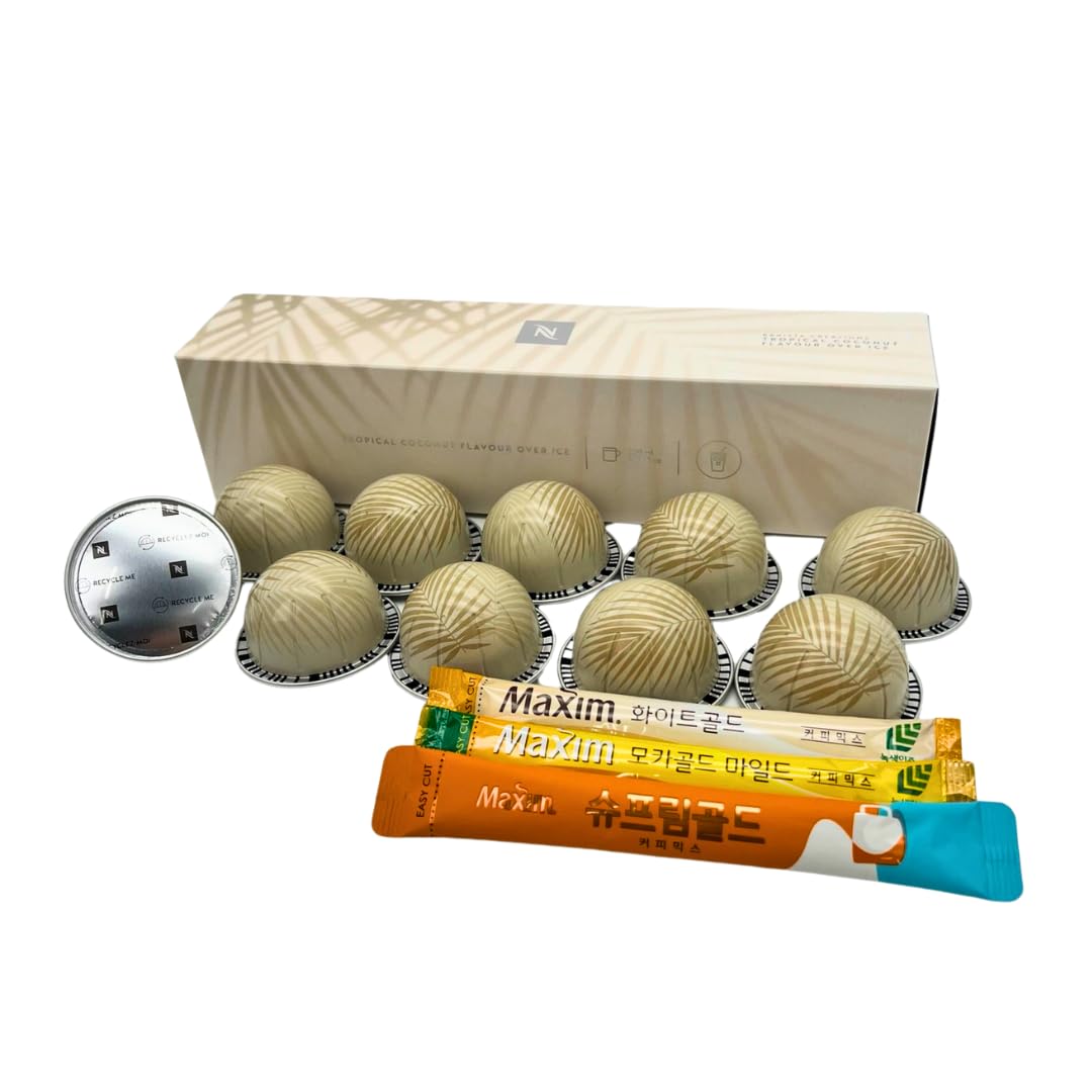 Tropical Coconut Coffee Pods 10 Count A7