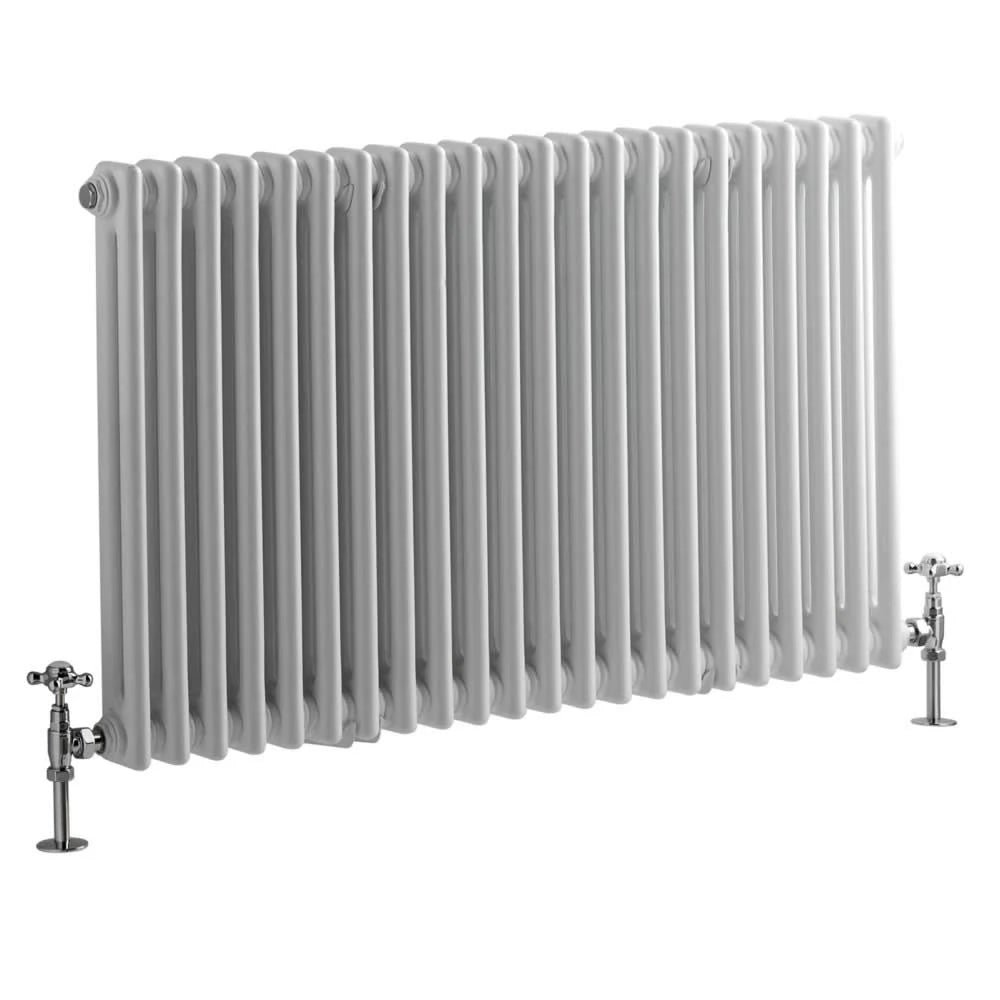 Column Radiator, Cast Iron Style, White Finish 7k