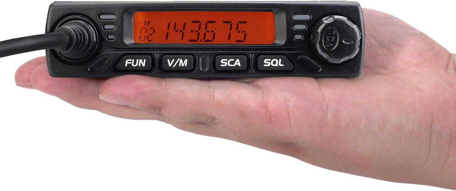 Mobile Radio Long Range LCD Display 199 Channels with Microphone k7
