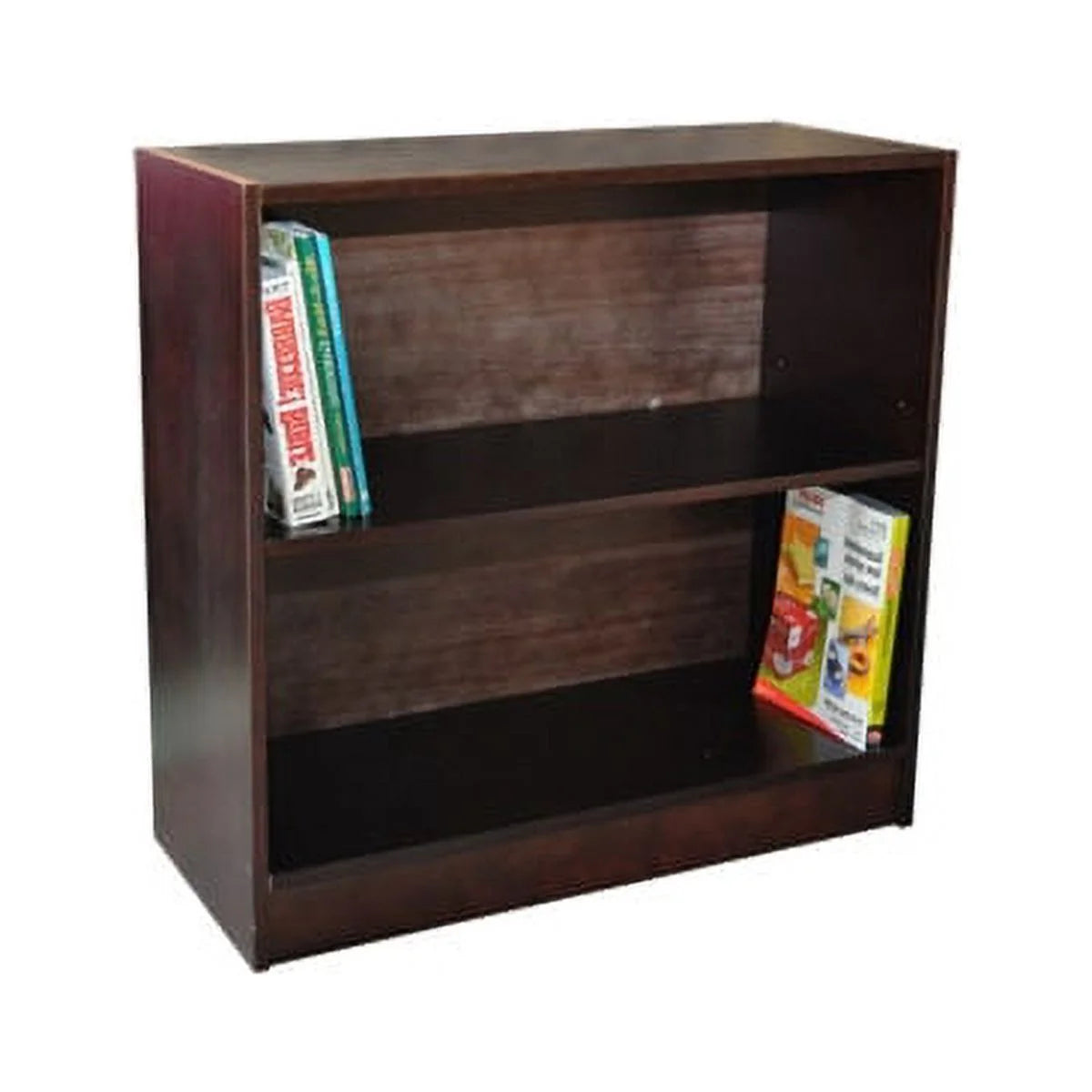 Junior Loft Bed with Desk and Bookcase Espresso k7