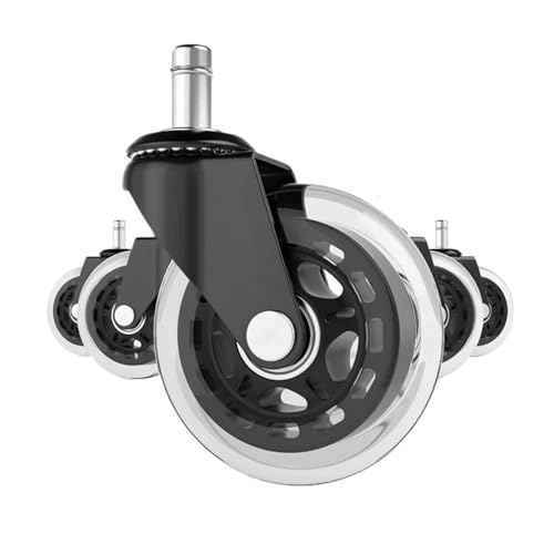 Office Chair Replacement Caster Soft Rubber Wheels Universal Roller K7m
