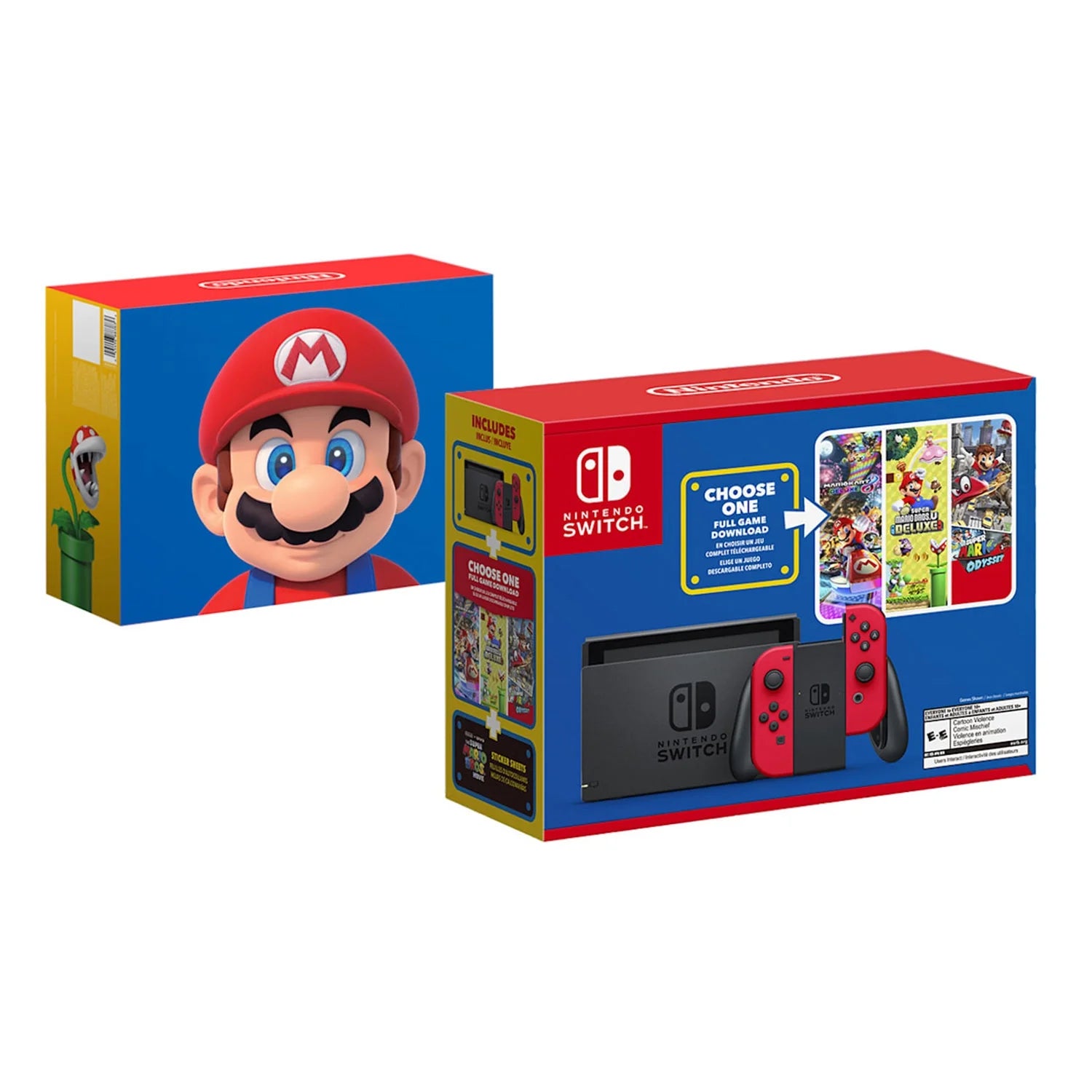 Switch Console Bundle with Carry Case and 128GB SD Card A7