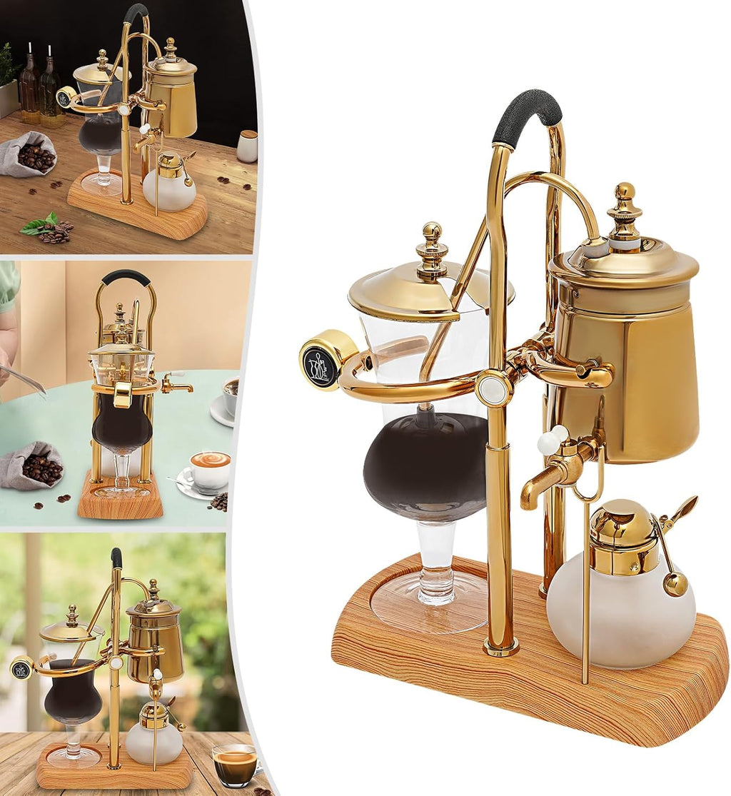 Coffee Syphon Brewer Gold Retro 7k
