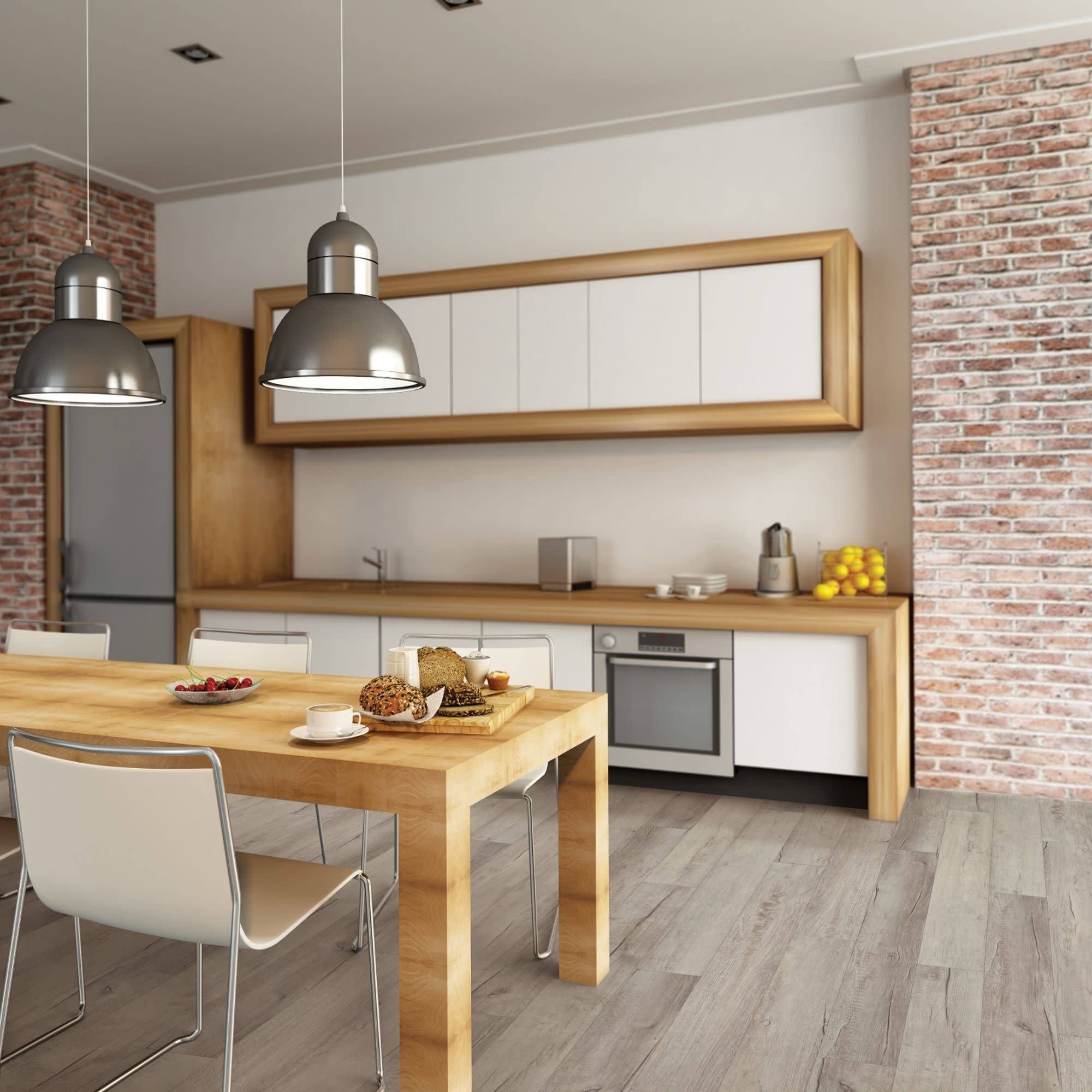 Embossed Vinyl Plank Flooring 28.84 SF Carton Hobbs Oak a7