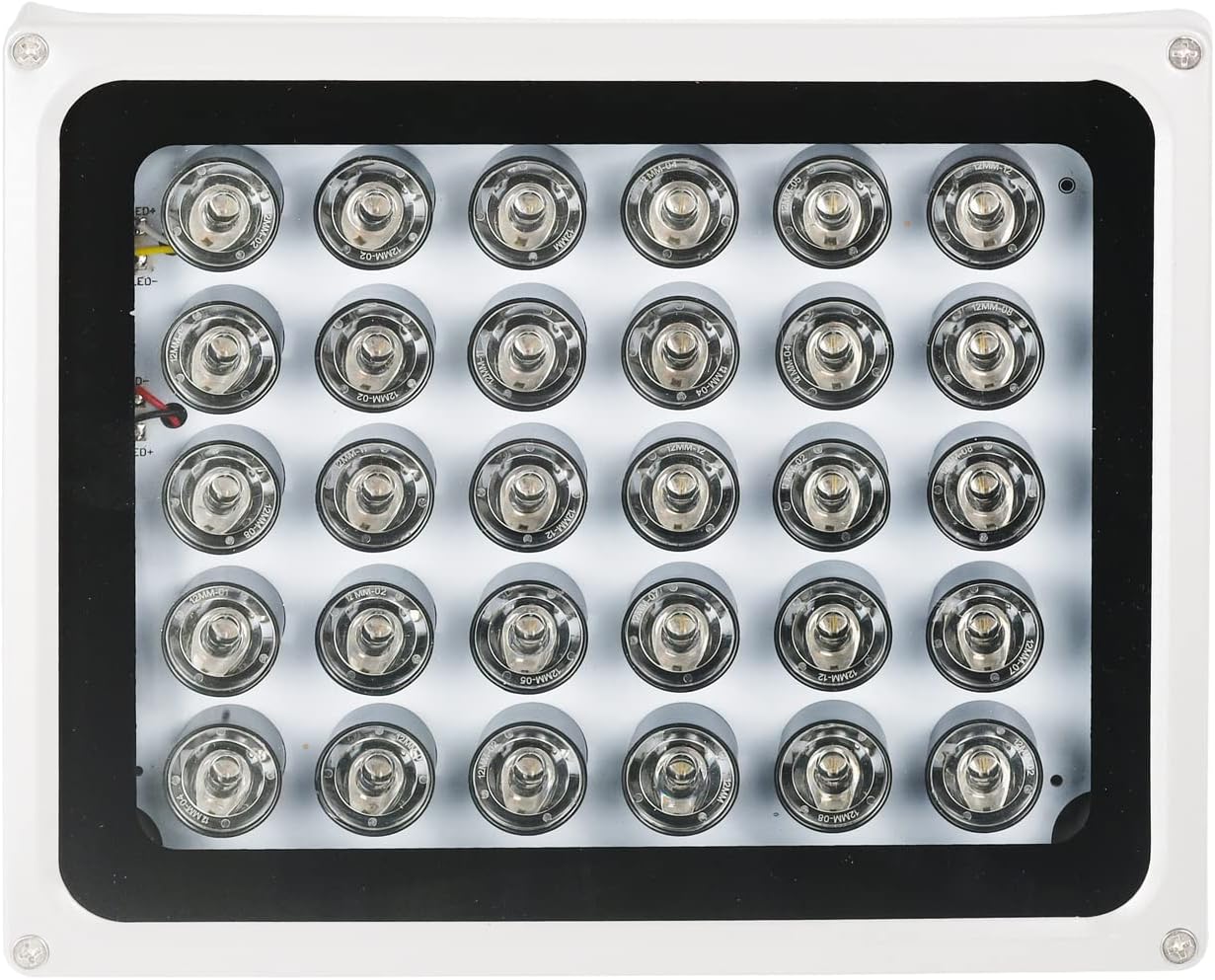 IR Illuminator 330ft 30-LED 850nm Waterproof Metal Housing A7k