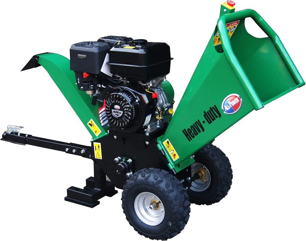 Wood Chipper Shredder Mulcher 6 Inch Gas Powered 15HP 420cc A7k