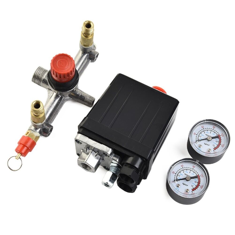 Air Compressor Pressure Switch Valve Manifold Assembly k7