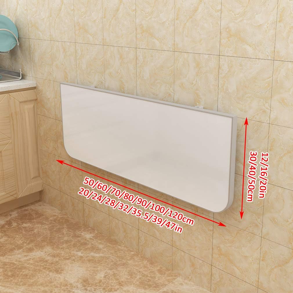 Wall Mounted Folding Table White 7k