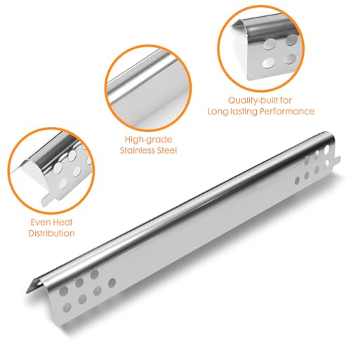 Grill replacement burner and heat plate set 7k