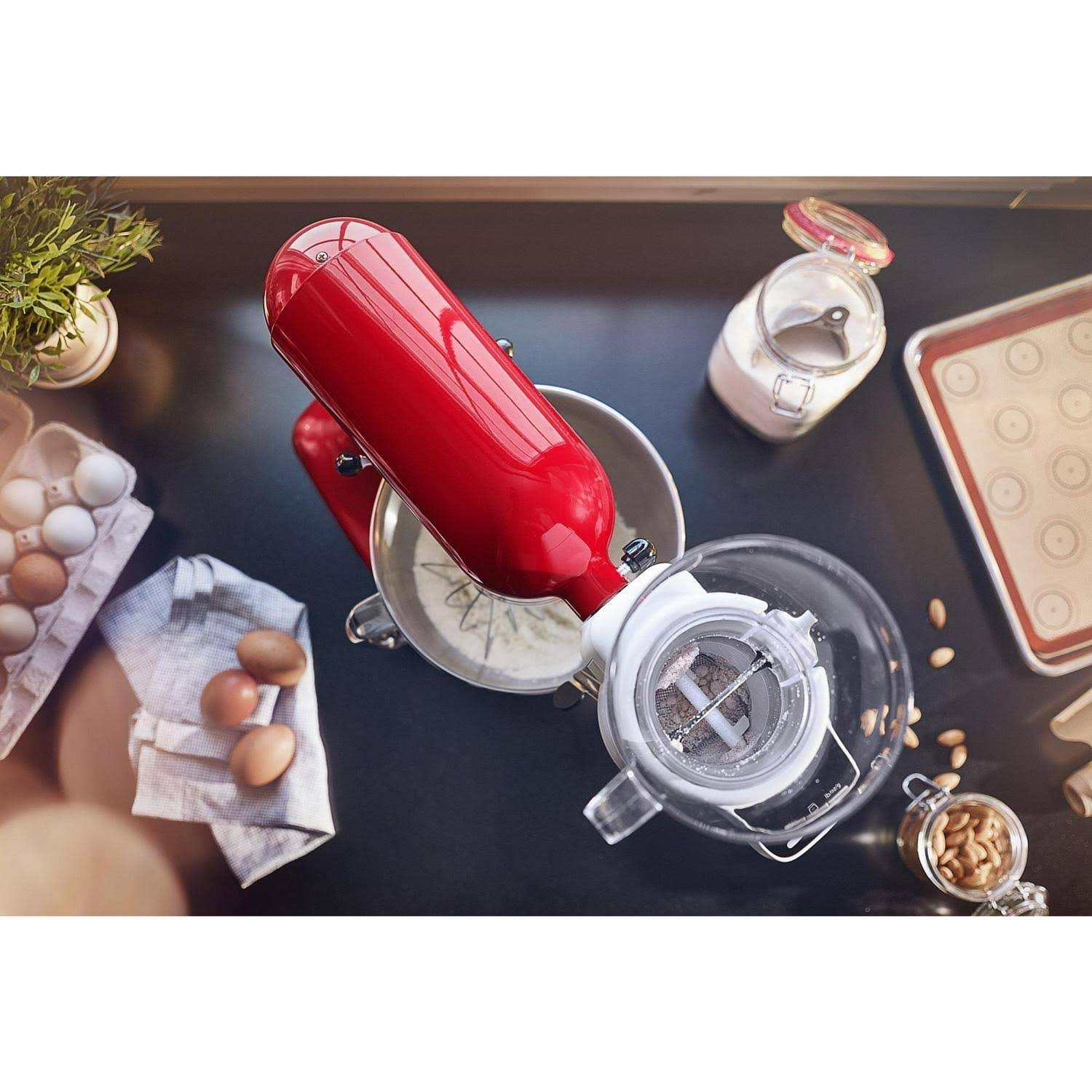 Kitchen Scale and Sifter Attachment White k7