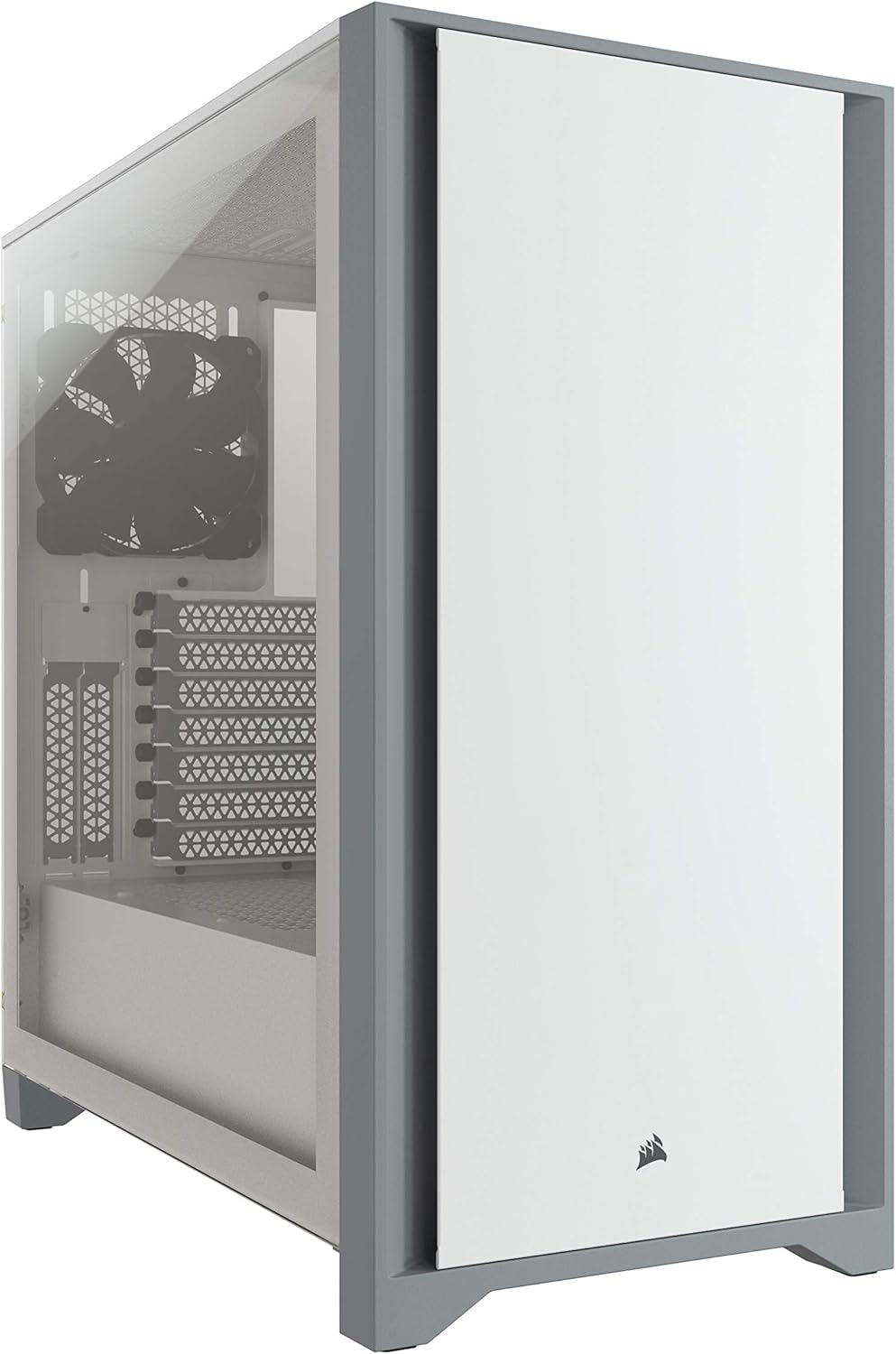 PC Case Mid-Tower ATX Black Glass Panel k7