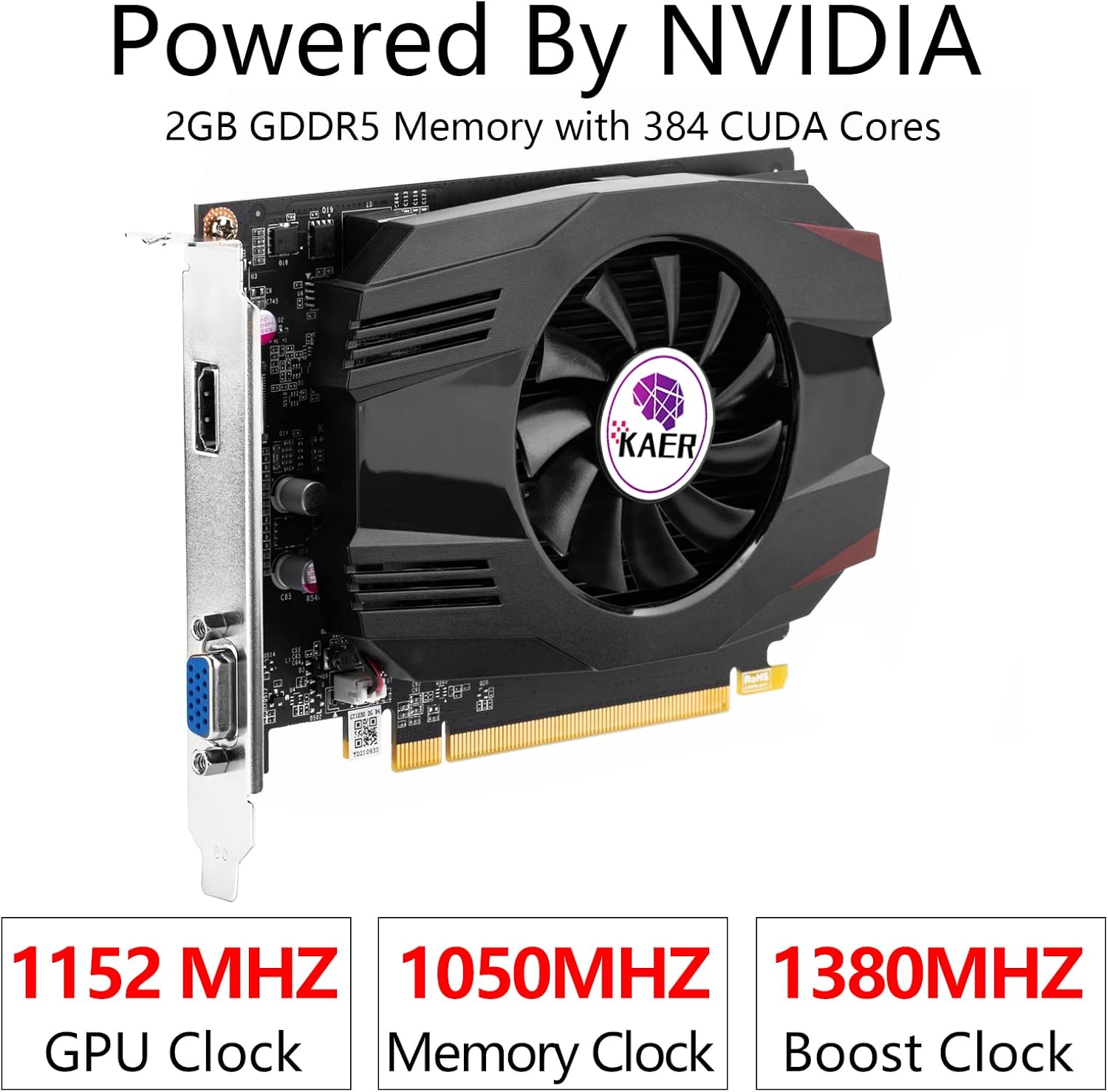 Graphics Card 4GB GDDR5 PCIe 3.0 k7