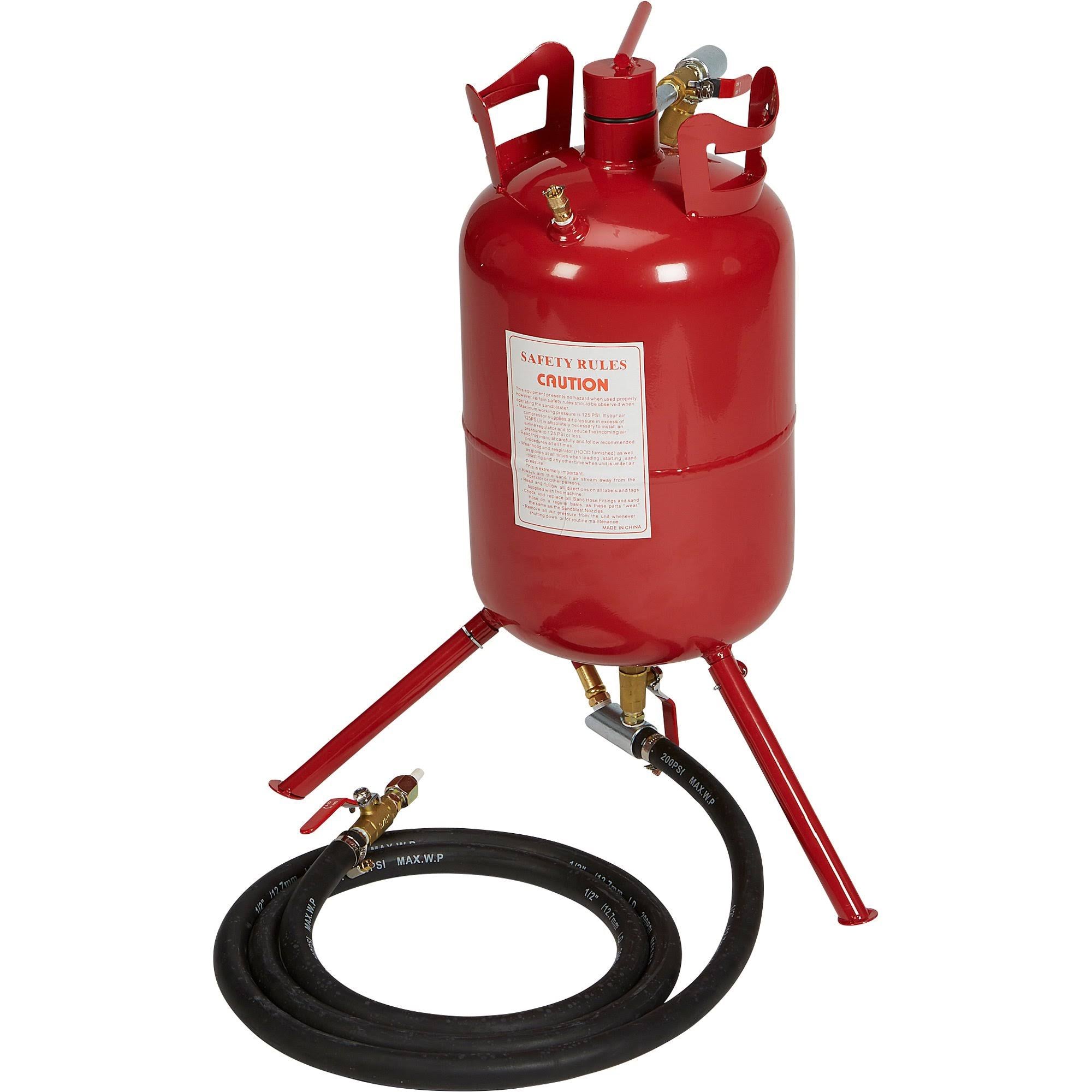 Abrasive Pressure Blaster 20 lb Capacity k7p