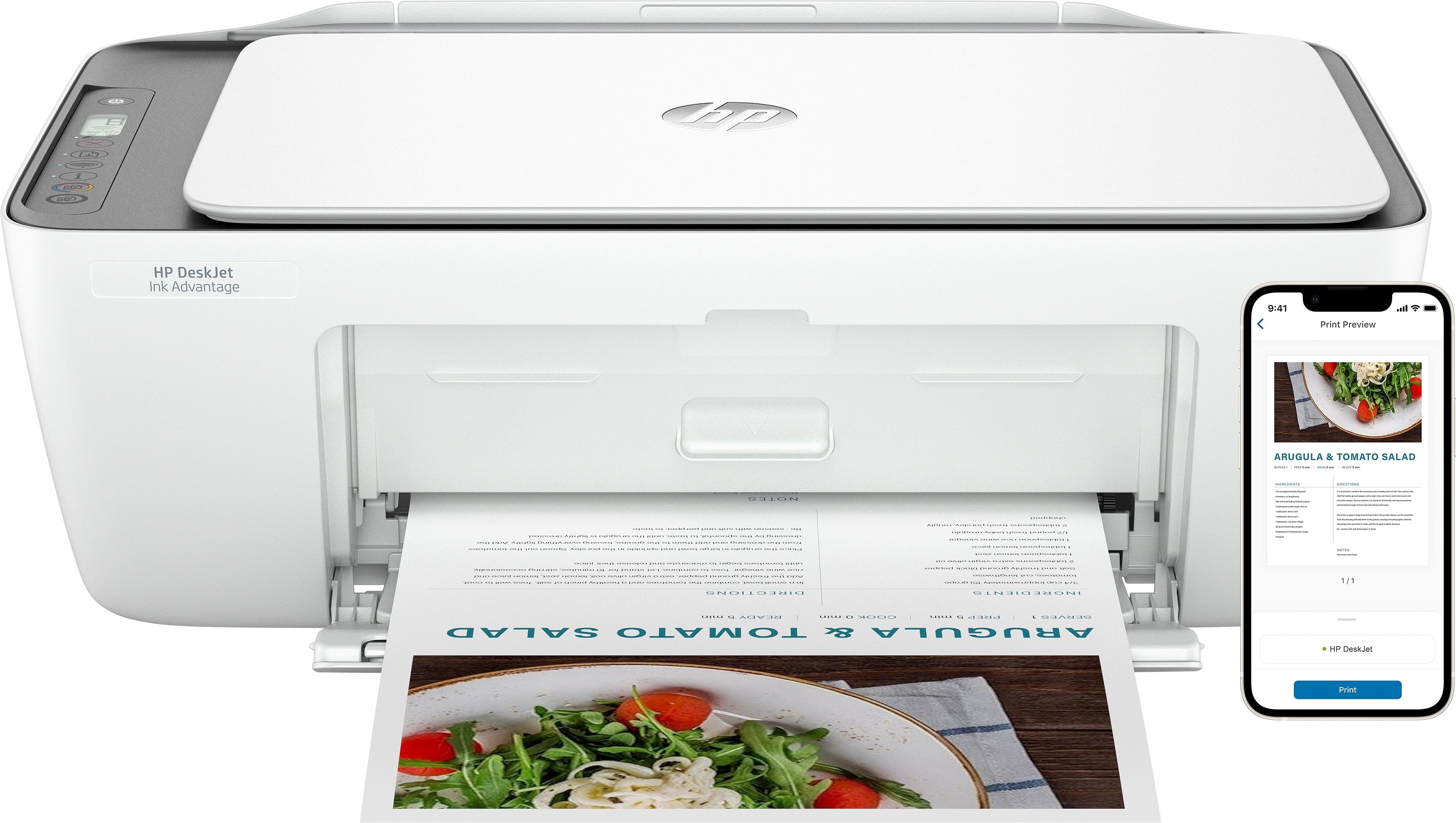 HP DeskJet 2852e All-in-One Wireless Color Inkjet Printer with 3 Months Instant Ink Included with HP+