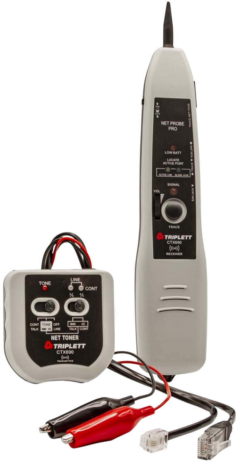 Tone and Probe Wire Trace Cable Test Kit r7K