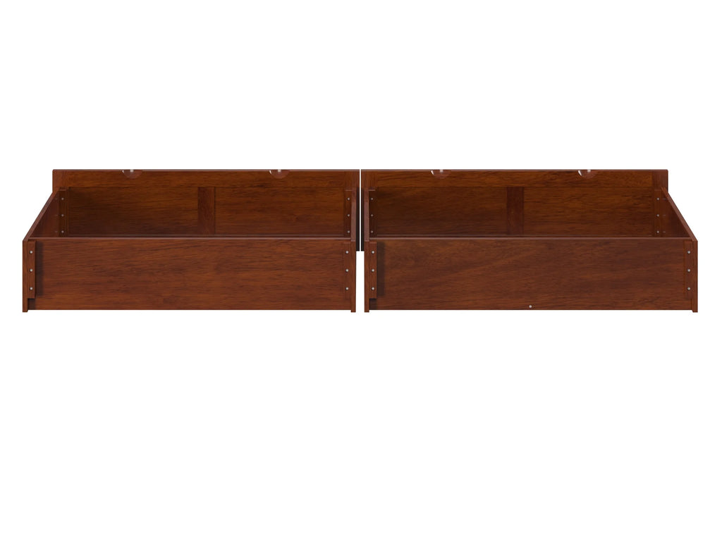 Solid Wood Under Bed Storage Drawers 2 Pack A7