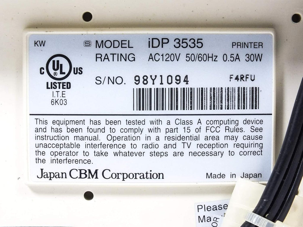 Tractor Feed Printer & Card Reader 7k