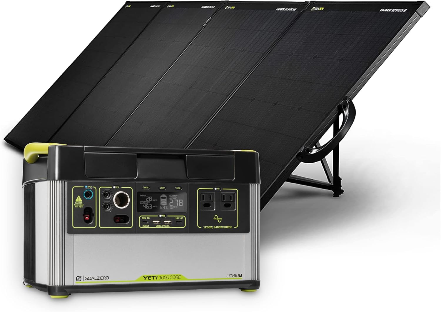 Portable Power Station 1000W Solar Generator A7