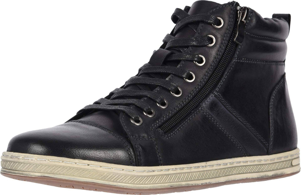 Men's Hi-Top Casual Shoes Black q7