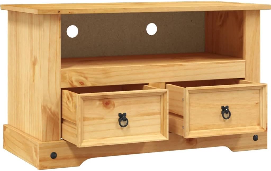 TV Stand Retro Low Console for Living Room Entryway A7