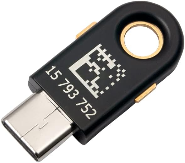 YubiKey 5C NFC Two Factor Authentication Security Key USB-C k7