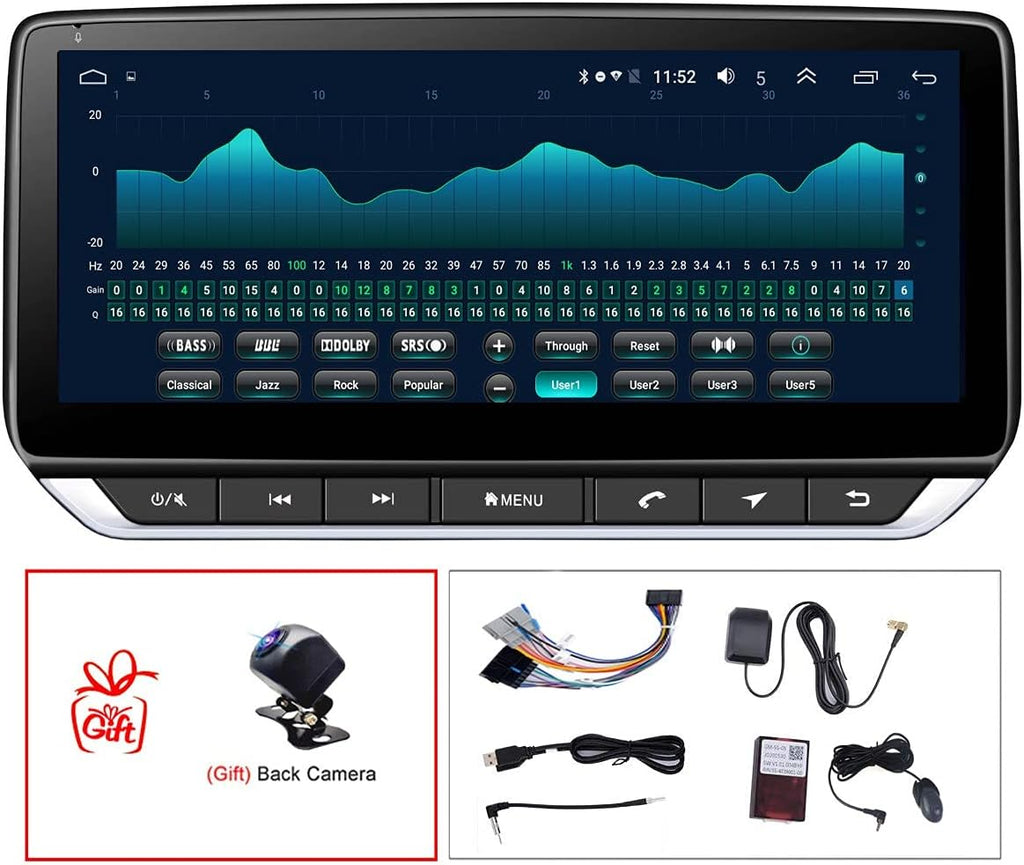 Android 10 Car Radio Navigation 10.25in Touchscreen Wireless Carplay A7