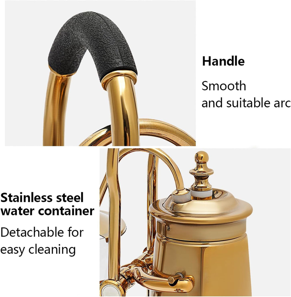 Coffee Syphon Brewer Gold Retro 7k