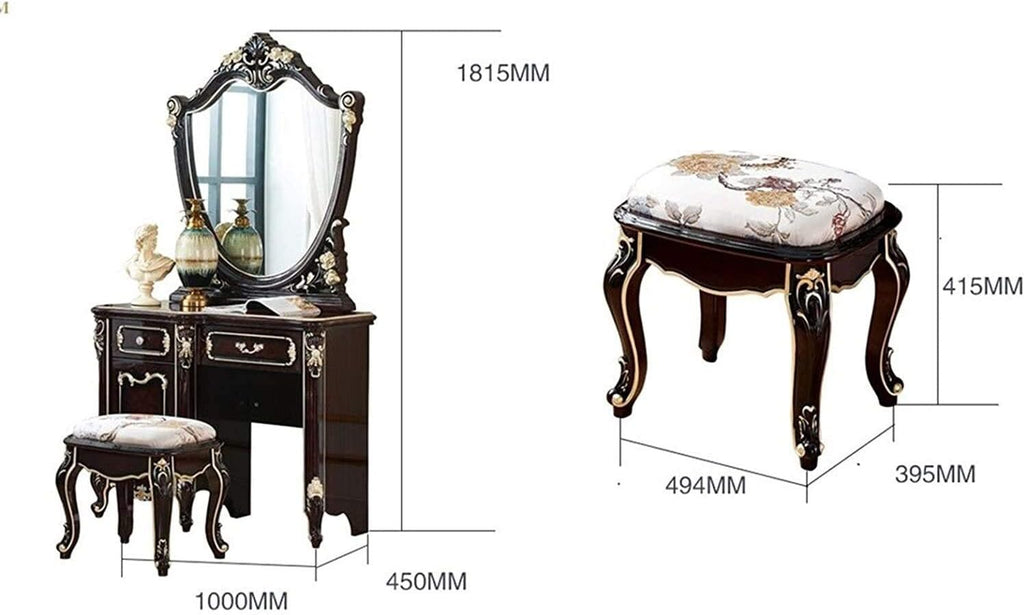 Dressing Vanity Table with Stool for Bedroom k7