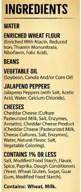 Spicy Jalapeno Bean & Cheese Chimichangas, 32 oz, 8 Count, Frozen, Pack of 3 k7