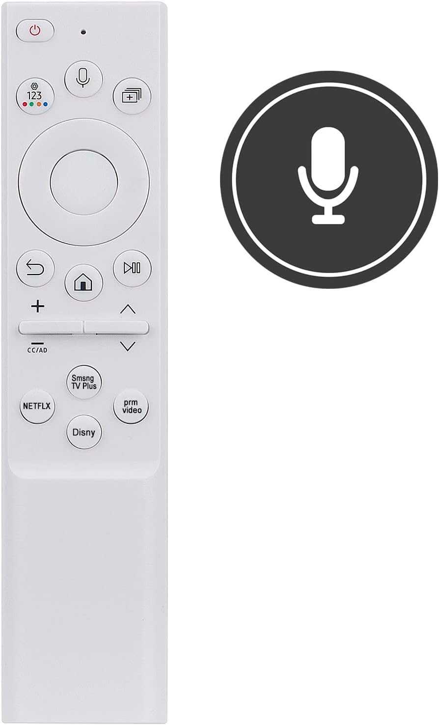 Voice Remote Control for OLED 4K Smart TV with Streaming Buttons k7