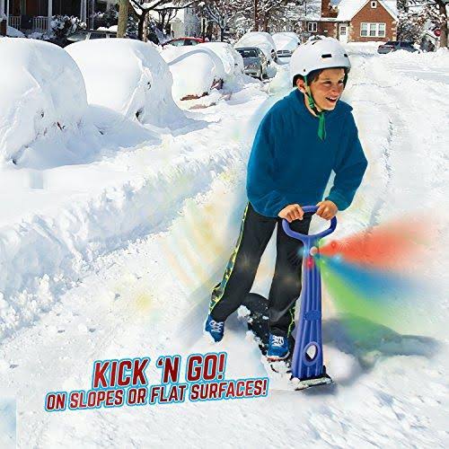 LED Ski Scooter Fold-Up Snowboard for Snow and Grass A7