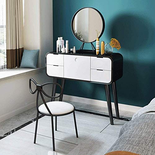 Dressing Vanity Table with Stool for Bedroom White 7k