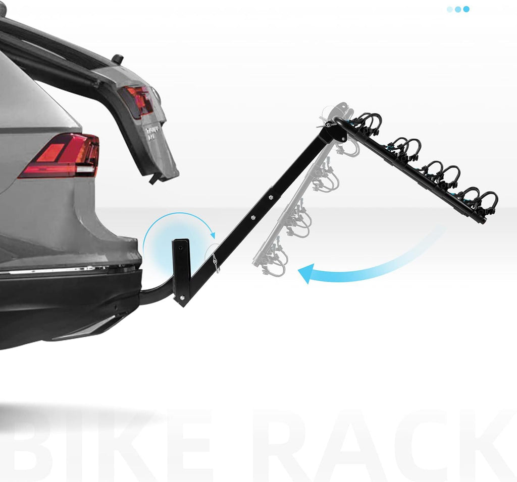 4-Bike Hitch Rack Foldable for Car SUV A7k