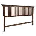 Modern Mission King Headboard in Wood Vintage Oak Finish