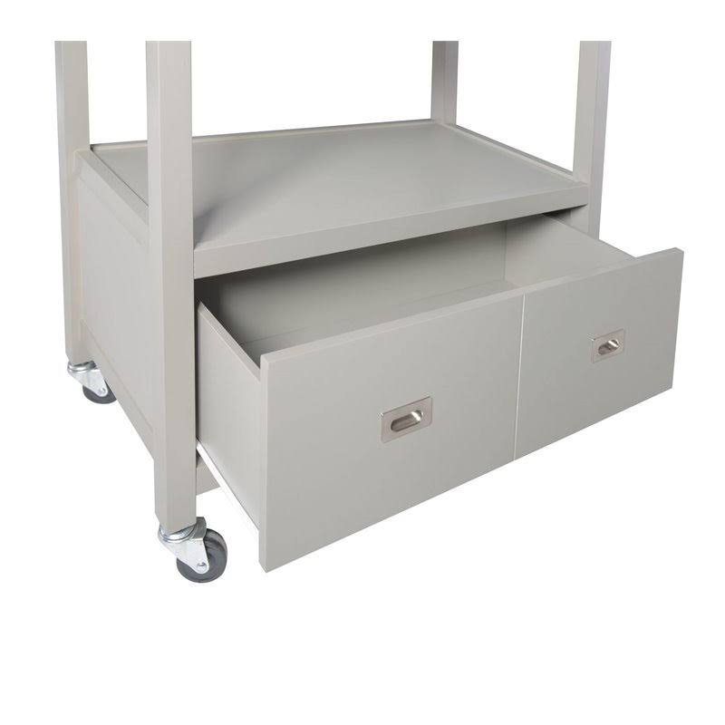 Kitchen Cart Stainless Steel Top Gray k7
