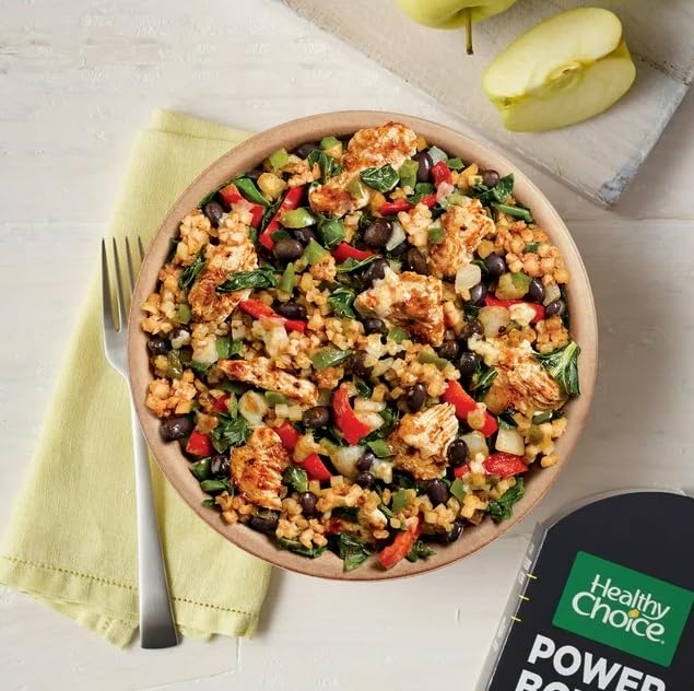 Spicy Black Bean Chicken Cauliflower Frozen Meal 9.25oz Pack of 6 k7