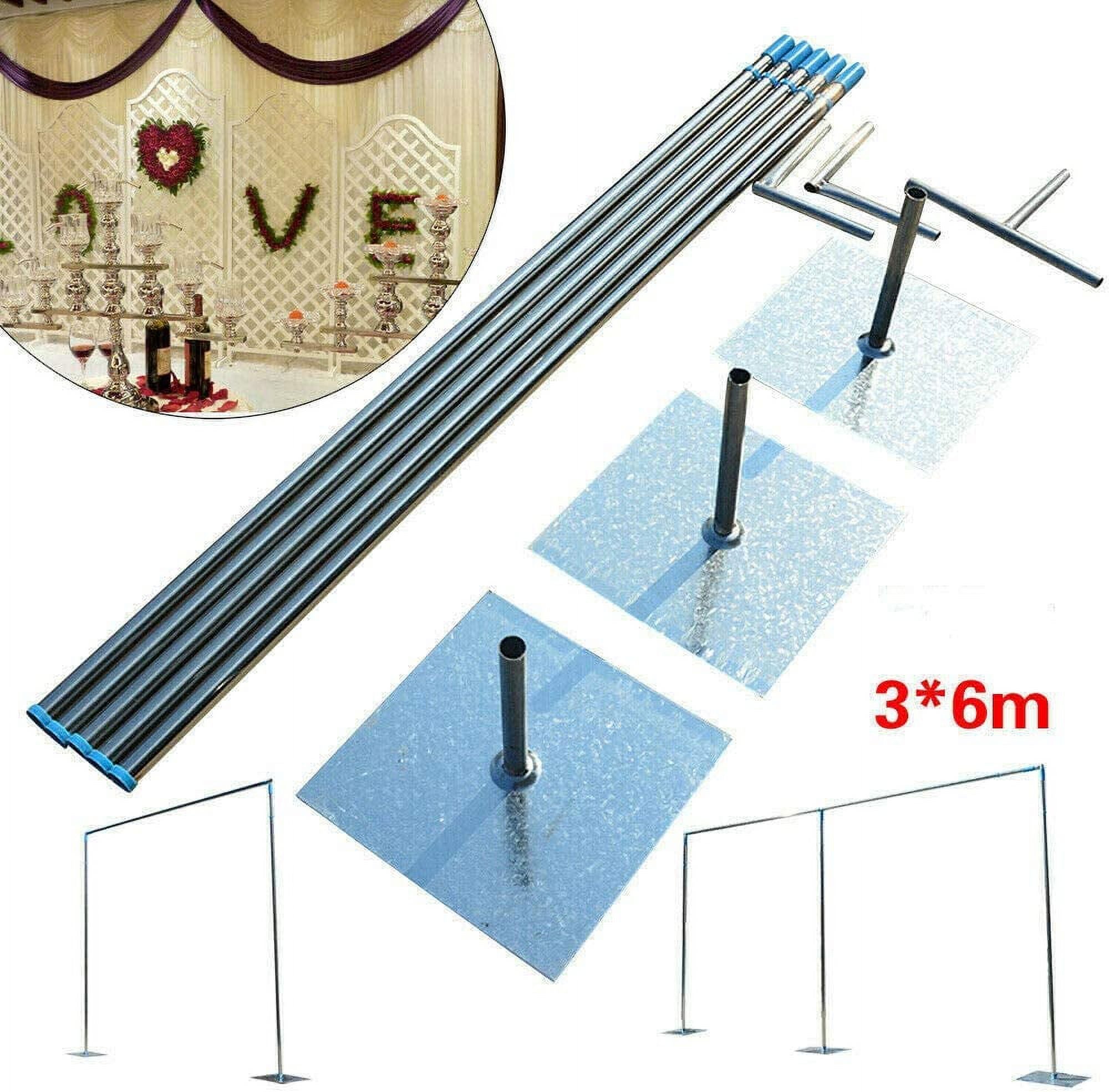 Adjustable Curved Pipe Backdrop Support Kit 3x6m A7