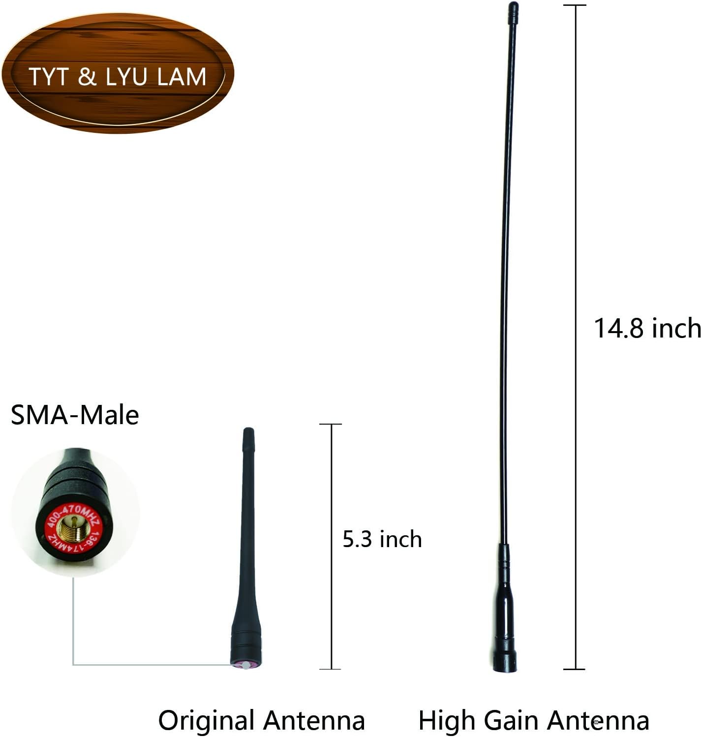 Ham Radio Handheld Two Way Radio Dual Band VHF UHF Walkie Talkies Rechargeable 200 Channels A7
