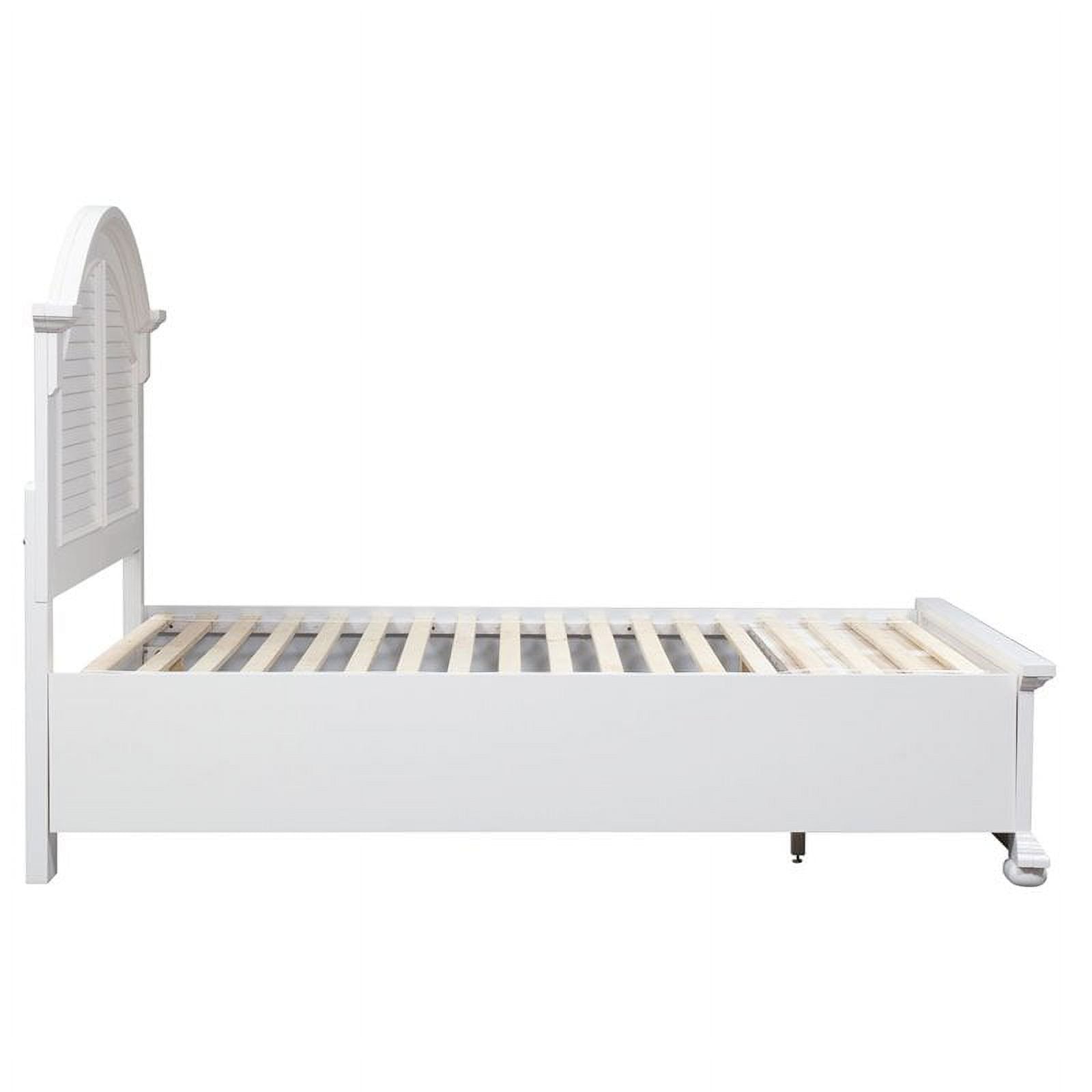 Farmhouse Wood Queen Panel Headboard White k7