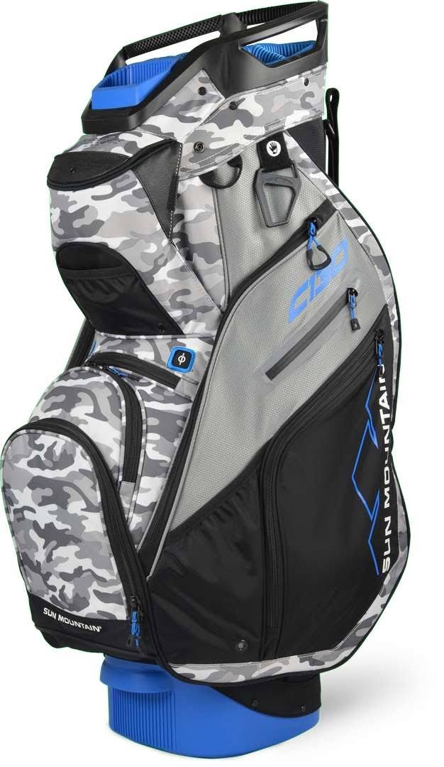 Golf Cart Bag Black Charcoal White Red k7