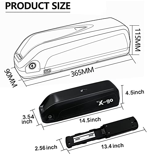 36V 13Ah Ebike Battery Pack with Charger and BMS for Mountain Bike a7