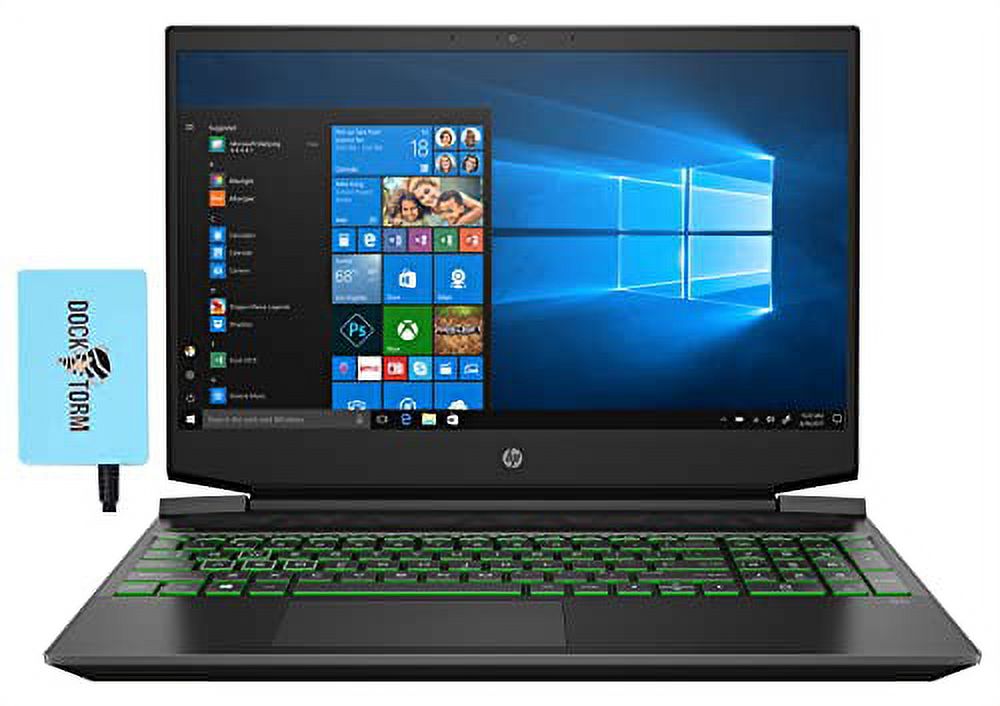 HP Pavilion 15z 15.6" 144Hz FHD IPS Gaming Laptop (AMD Ryzen 5 5600H 6-Core, 64GB RAM, 128GB m.2 SATA SSD + 500GB HDD, GTX 1650, 15.6" Full HD (1920x1080), WiFi, Win 11 Pro) w/Hub