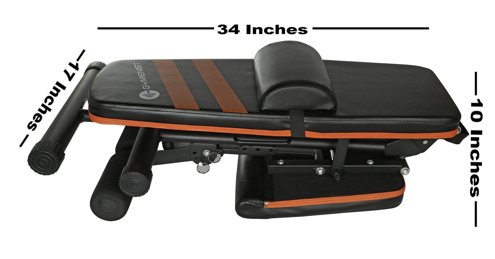Adjustable Foldable Exercise Bench Compact Easy Carry A7k