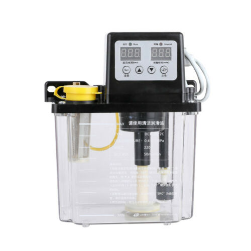 Automatic Electric Lubrication Oil Pump CNC Dual Display 2L k7