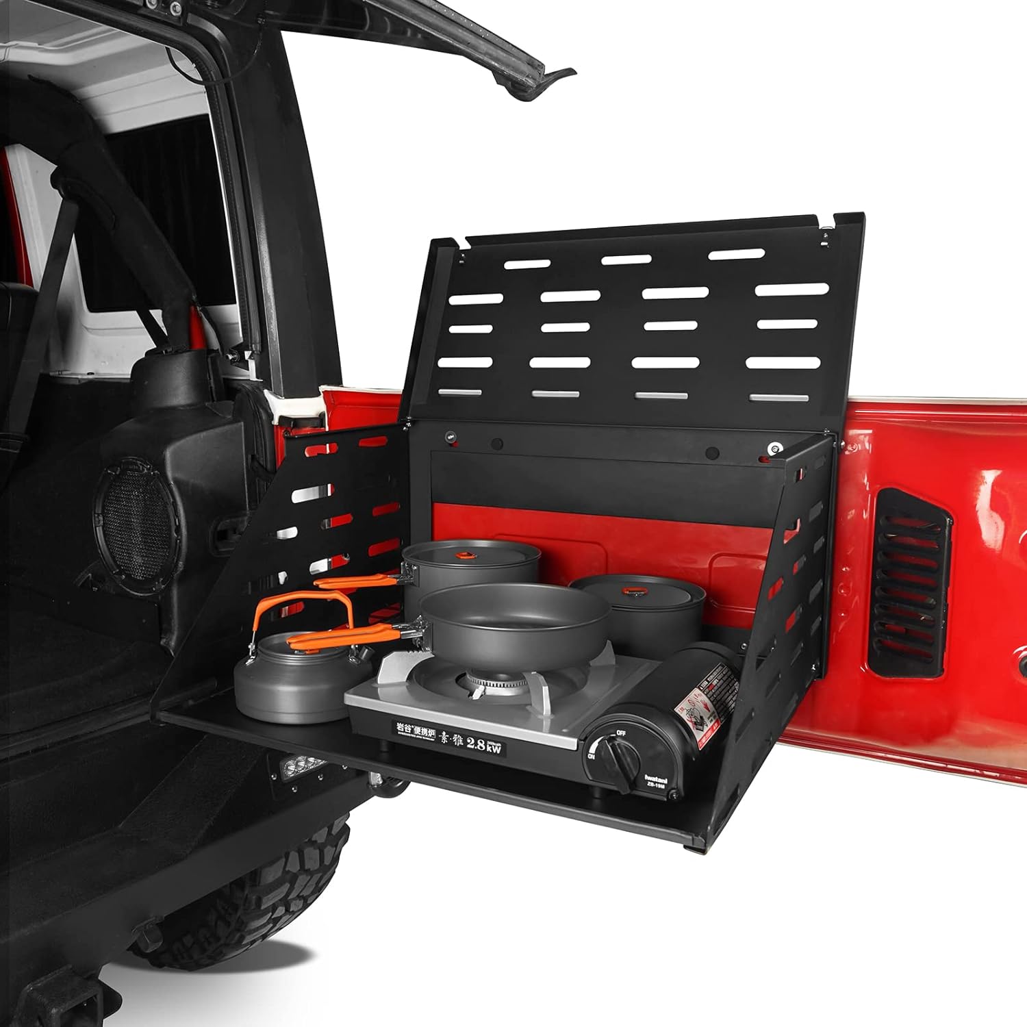 Foldable Tailgate Table Camping Cargo Shelf 7k