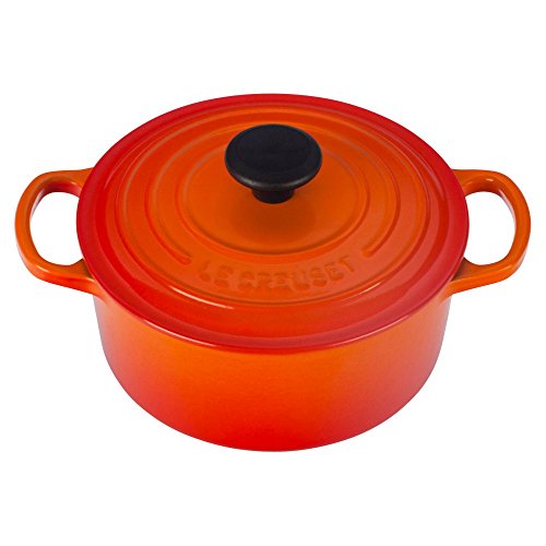 Le Creuset Enameled Cast Iron Signature Round Dutch Oven, 9 qt., Cerise