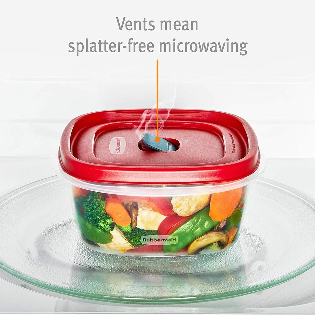 Food Storage Container 5-Cup Pack of 3 Red a7