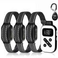 PetJoy Dog Training Collars For 3 Dogs,Dog Shock Collar With Remote,3600 Ft Range Training and Auto Anti Bark Collar,Shock Collar With Beep,Vibration& Shock