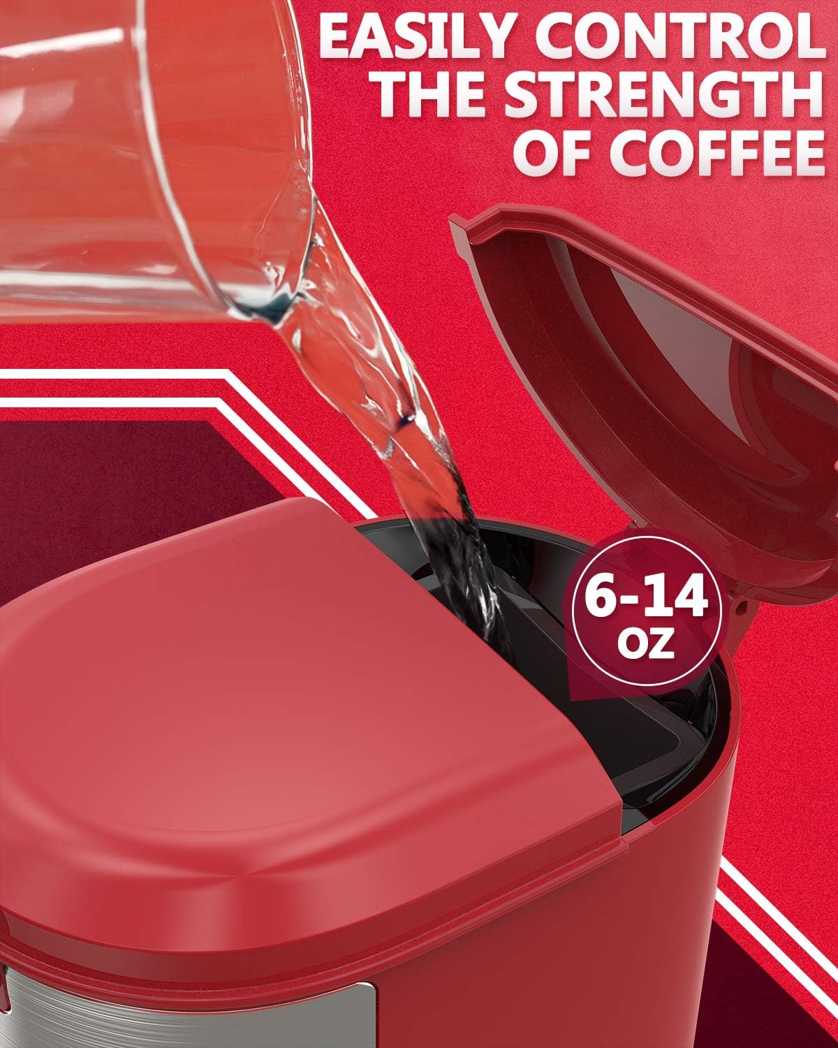 Single Serve Coffee Maker with Self Cleaning Function a7